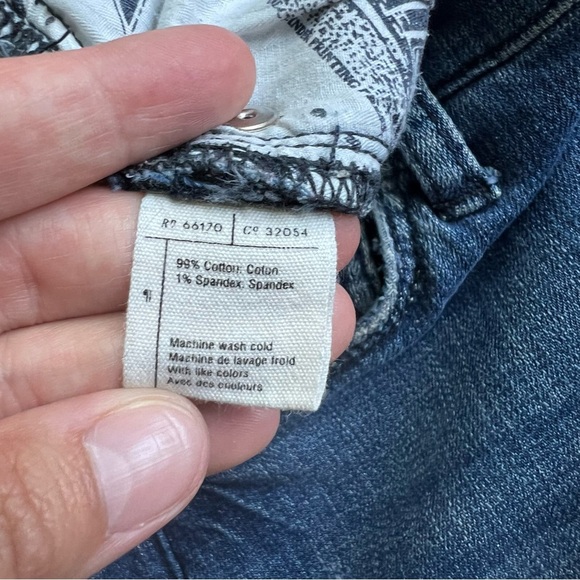 Pilcro and the Letterpress Slim Boyfriend Medium Wash Distressed Jeans, Size 25 - Picture 4 of 9